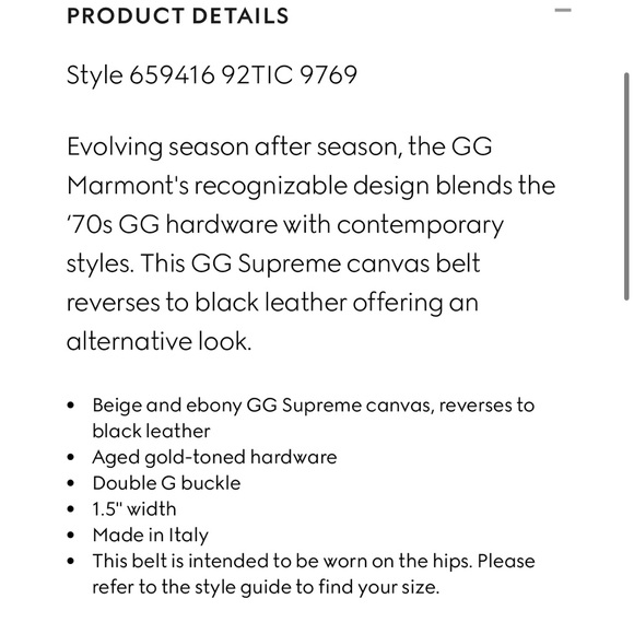 Gucci GG Marmont Reversible Belt - Picture 4 of 15